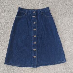 Levi's Denim Button-Front A-Line Skirt Size 26/Size 2